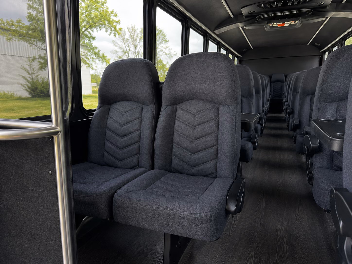 plymouth 18 passenger minibus inside
