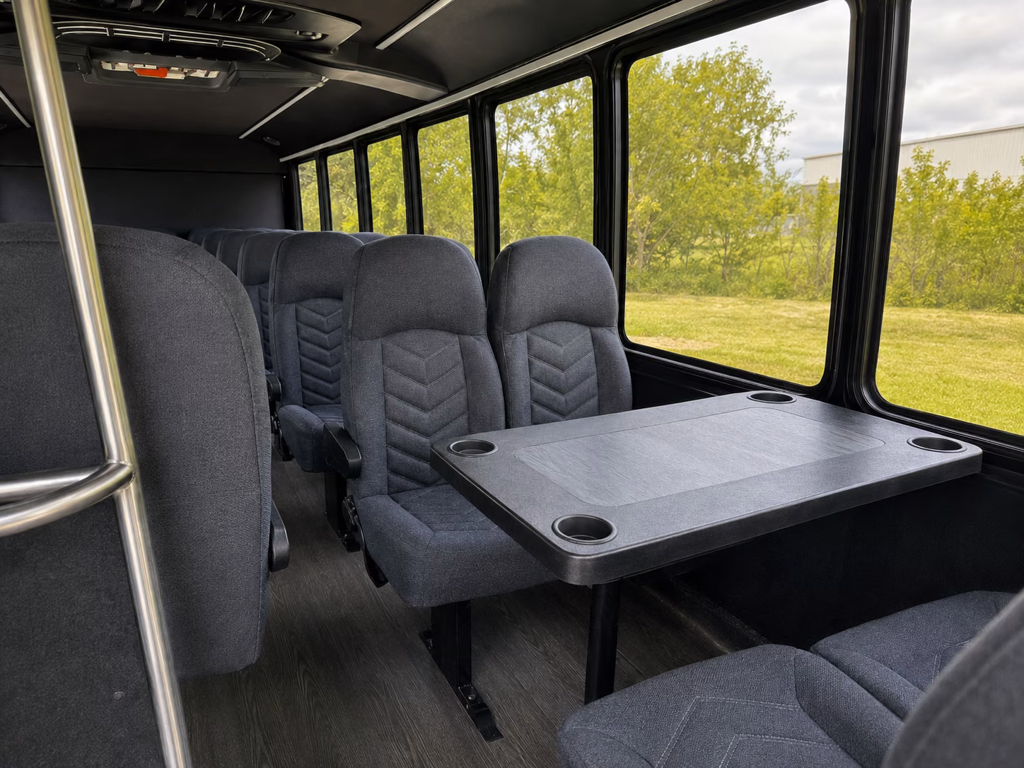 plymouth 18 passenger minibus interior