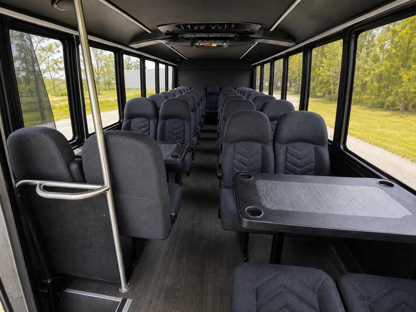 plymouth 20 passenger minibus inside
