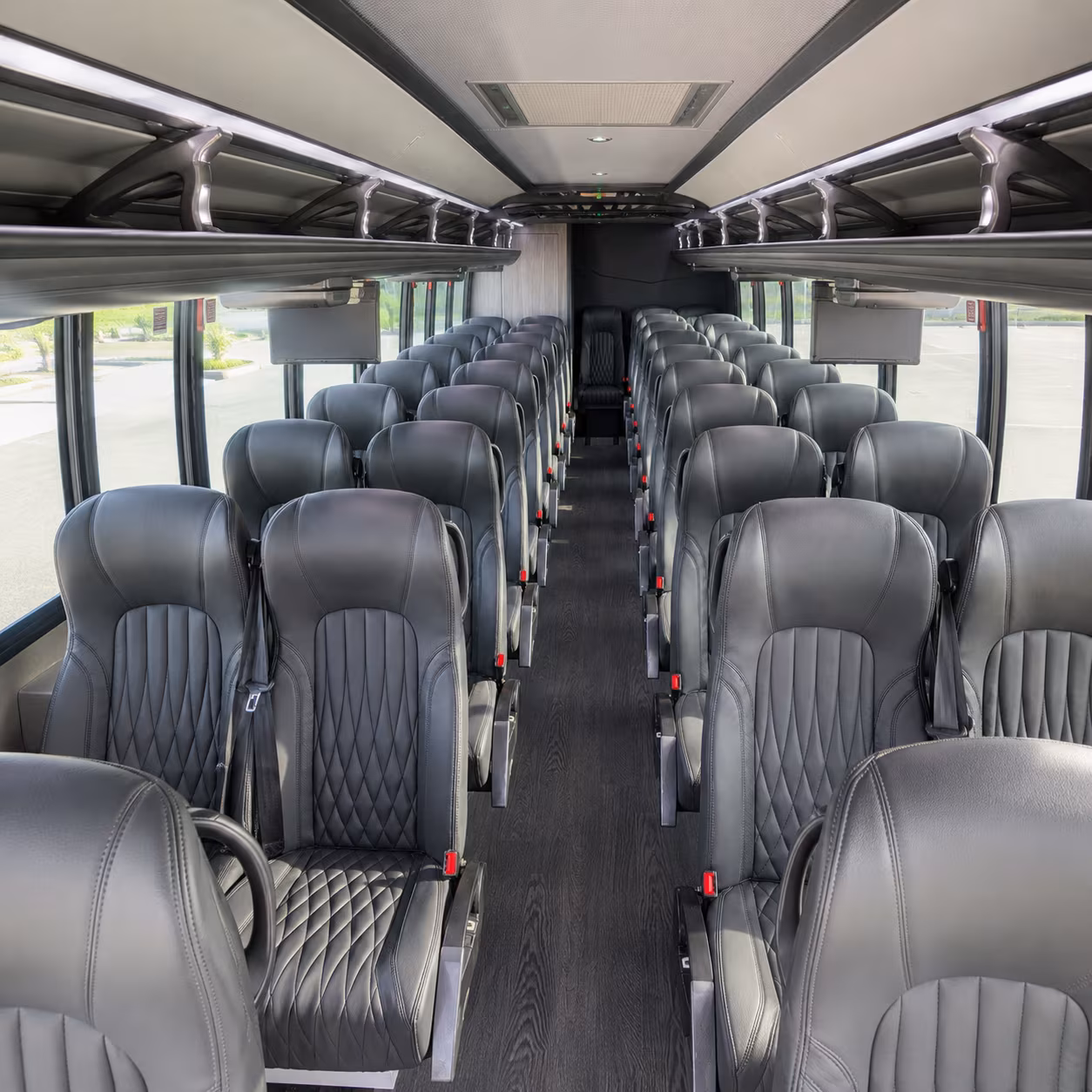 plymouth 25 passenger minibus interior