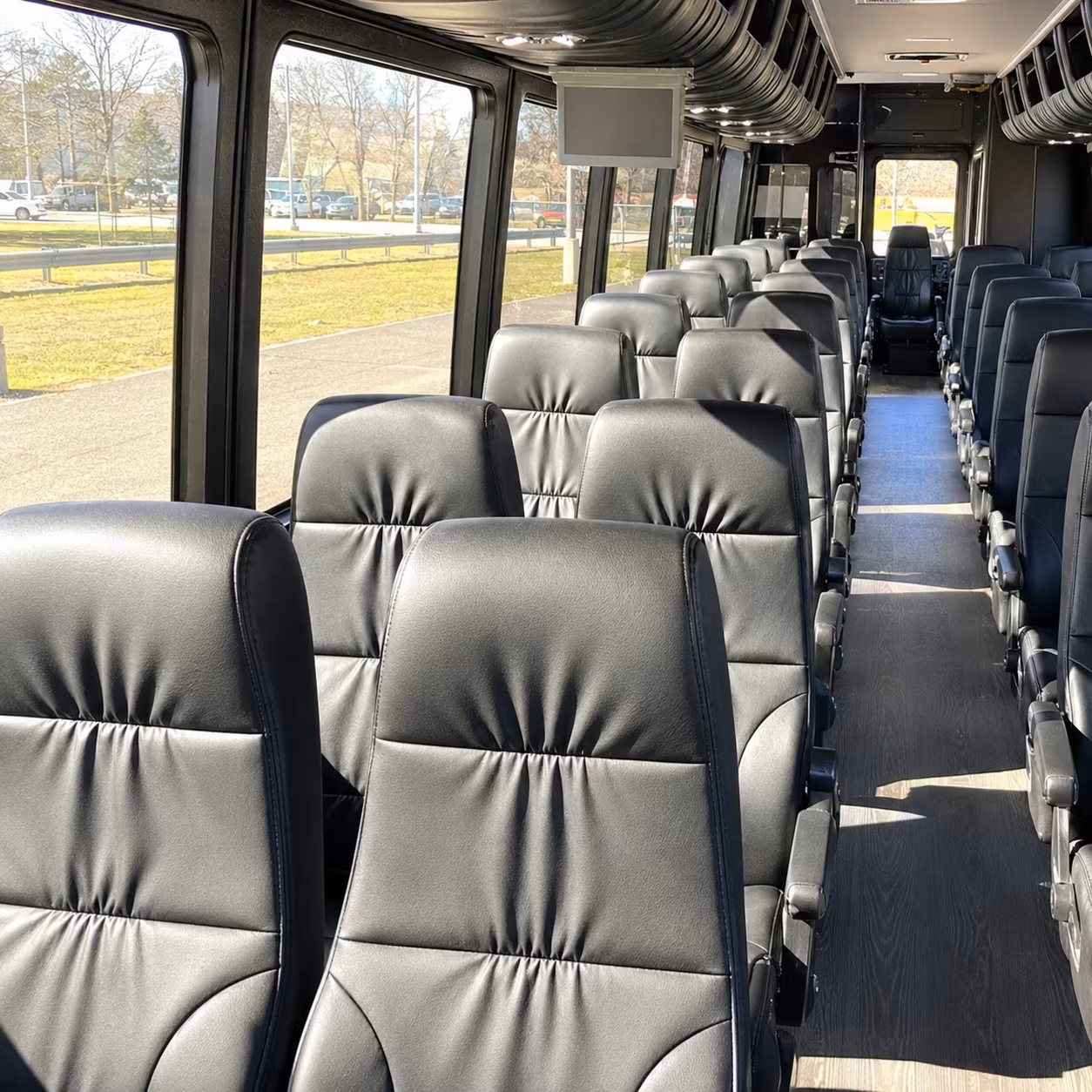 plymouth 30 passenger minibus interior