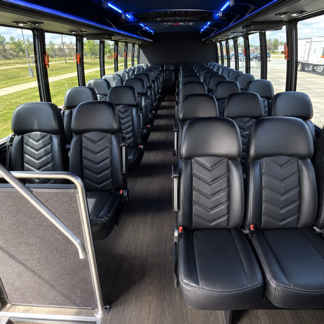 plymouth 35 passenger minibus inside