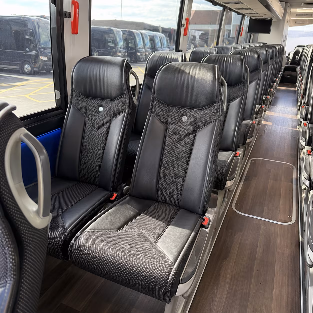 plymouth 40 passenger charter bus interior