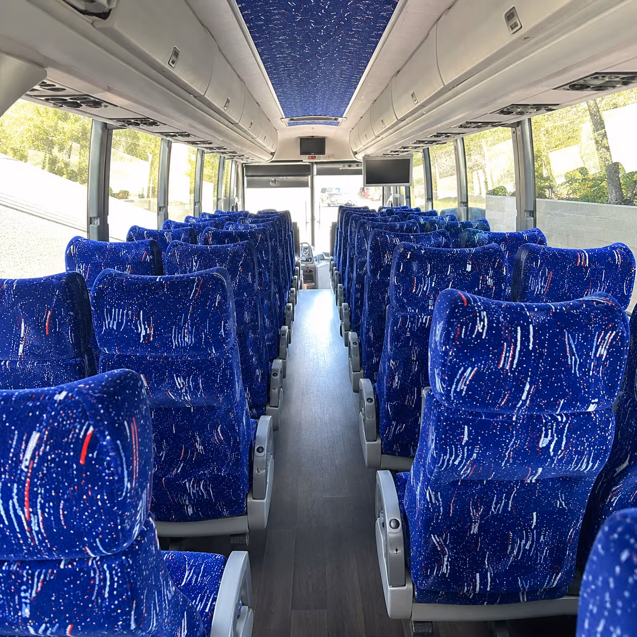 plymouth 50 passenger charter bus interior