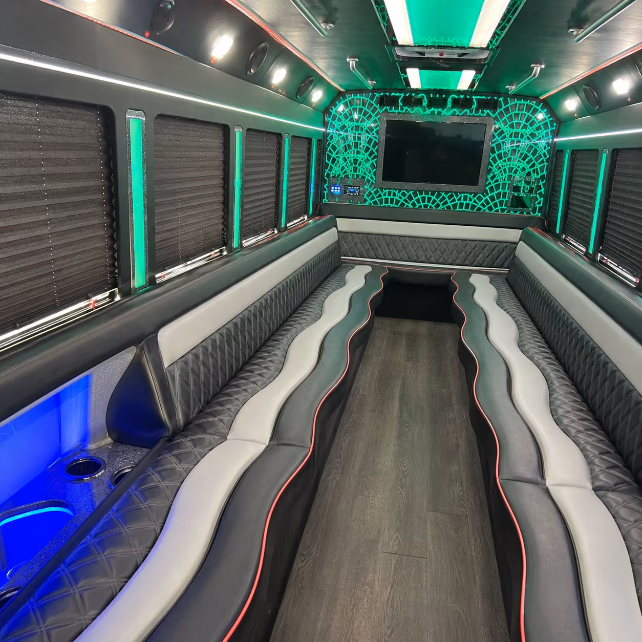 plymouth holiday party bus rental